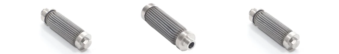 stainless steel sintered metal candle filter element