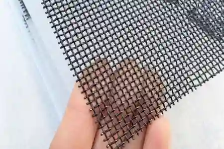 Close up stainless steel security screen mesh woven wire high strength anti insect