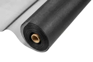 Black stainless steel security screen mesh powder coated anti corrosion window screen