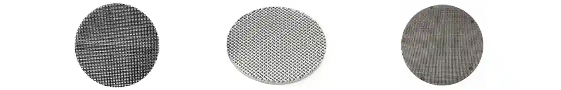 Precision multi-layer spot-welded extruder filter screen packs for high-pressure melt filtration