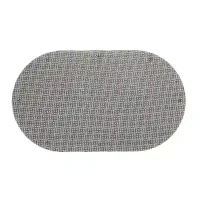 Oval-shaped extruder filter packs for high-pressure melt filtration systems